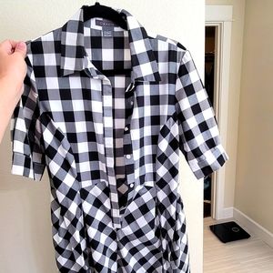 Gracia Gingham Shirt Dress